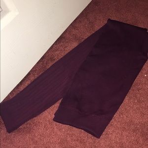 Burgundy Tights from Aeropostale